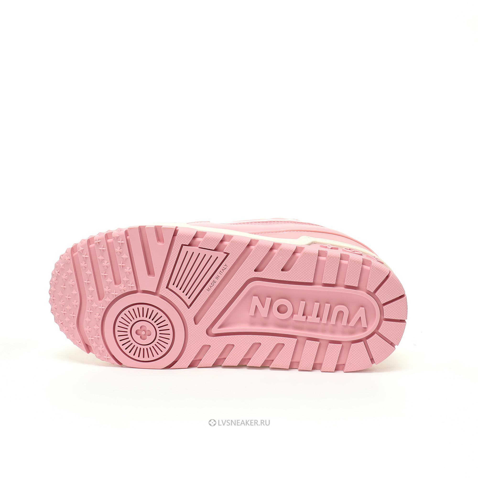 Louis Vuitton LV Trainer Maxi LOVE Component "Valentines Day Pink" 1AD5OO Sneakers