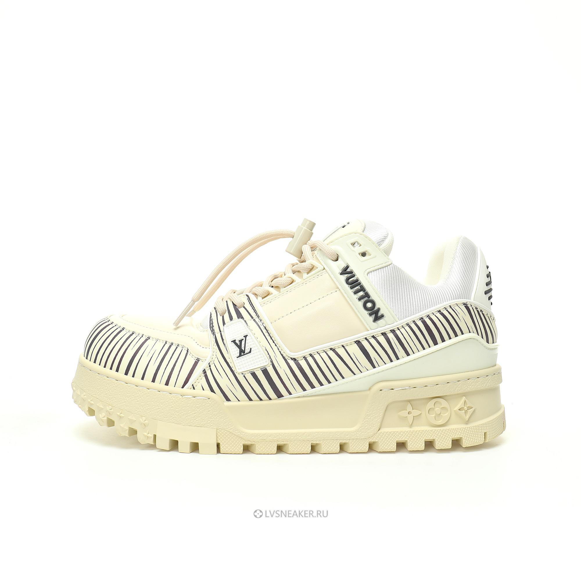 Louis Vuitton LV x Park Seo-Bo Trainer Maxi "Cream Black" 1AD9VZ-2 Sneakers