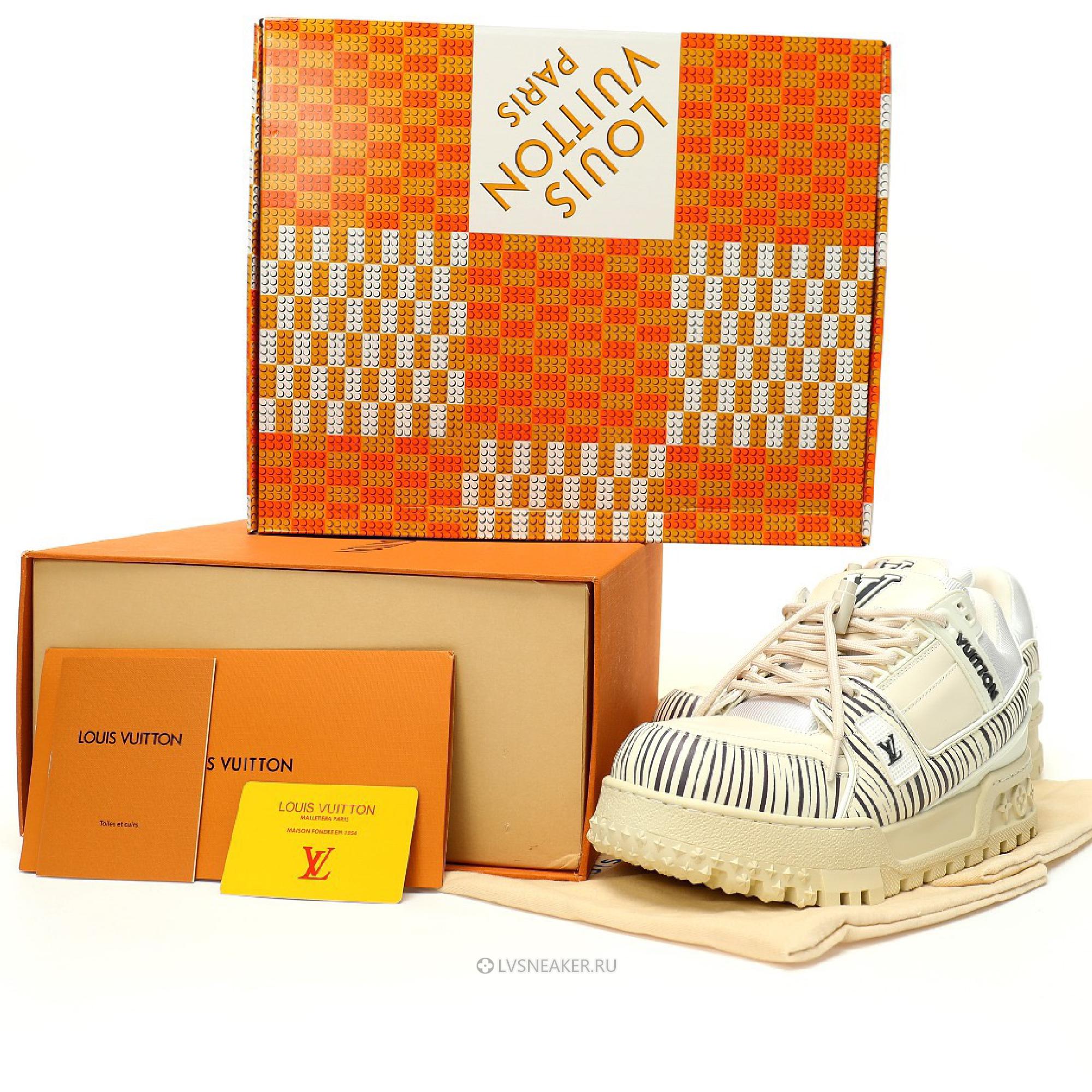 Louis Vuitton LV x Park Seo-Bo Trainer Maxi "Cream Black" 1AD9VZ-2 Sneakers
