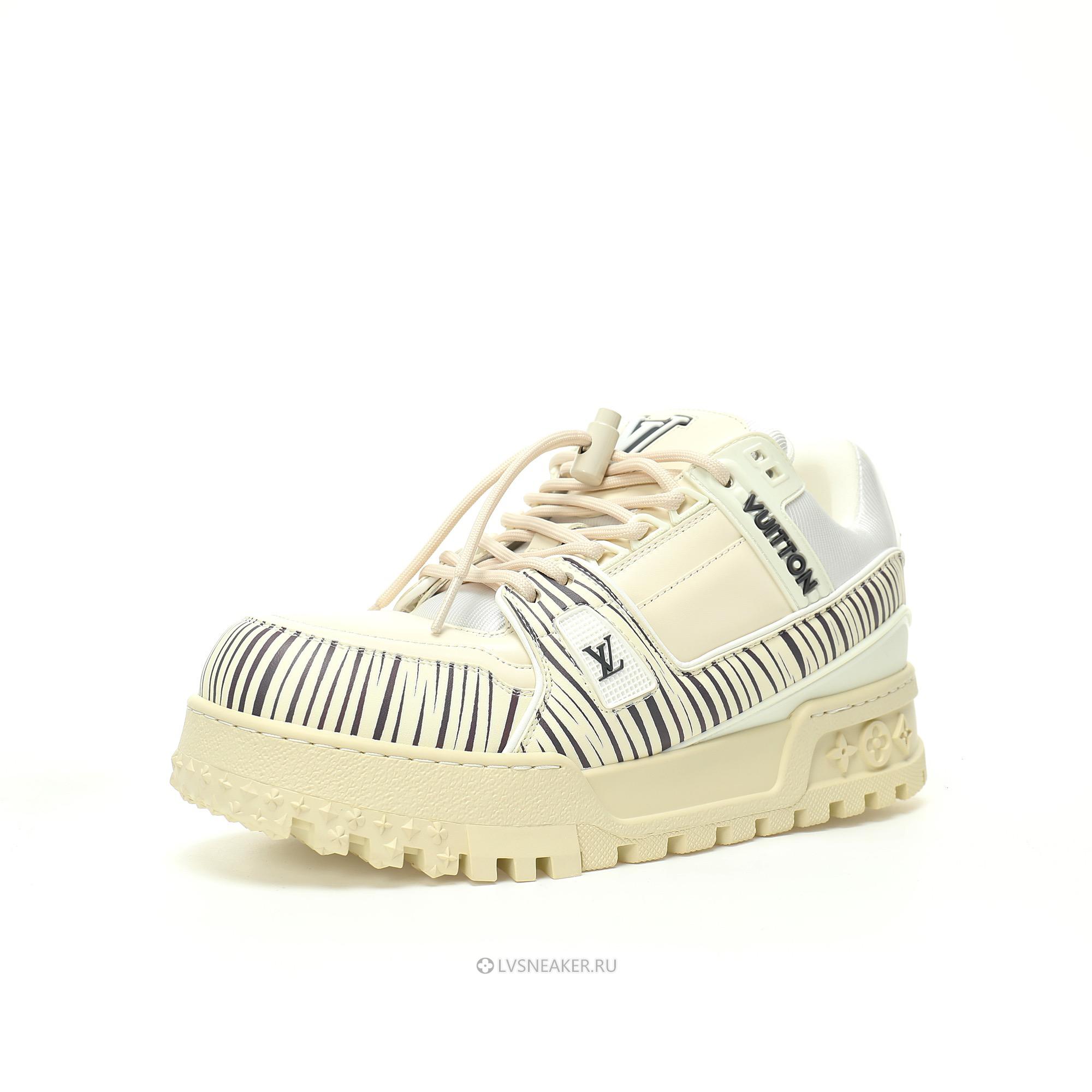 Louis Vuitton LV x Park Seo-Bo Trainer Maxi "Cream Black" 1AD9VZ-2 Sneakers
