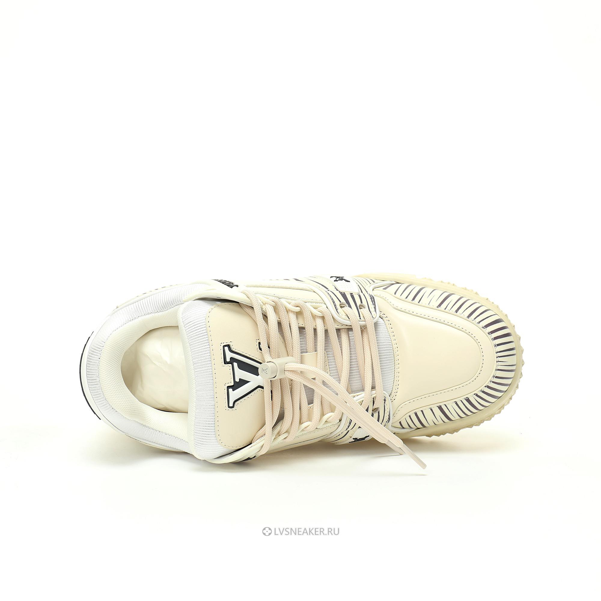 Louis Vuitton LV x Park Seo-Bo Trainer Maxi "Cream Black" 1AD9VZ-2 Sneakers