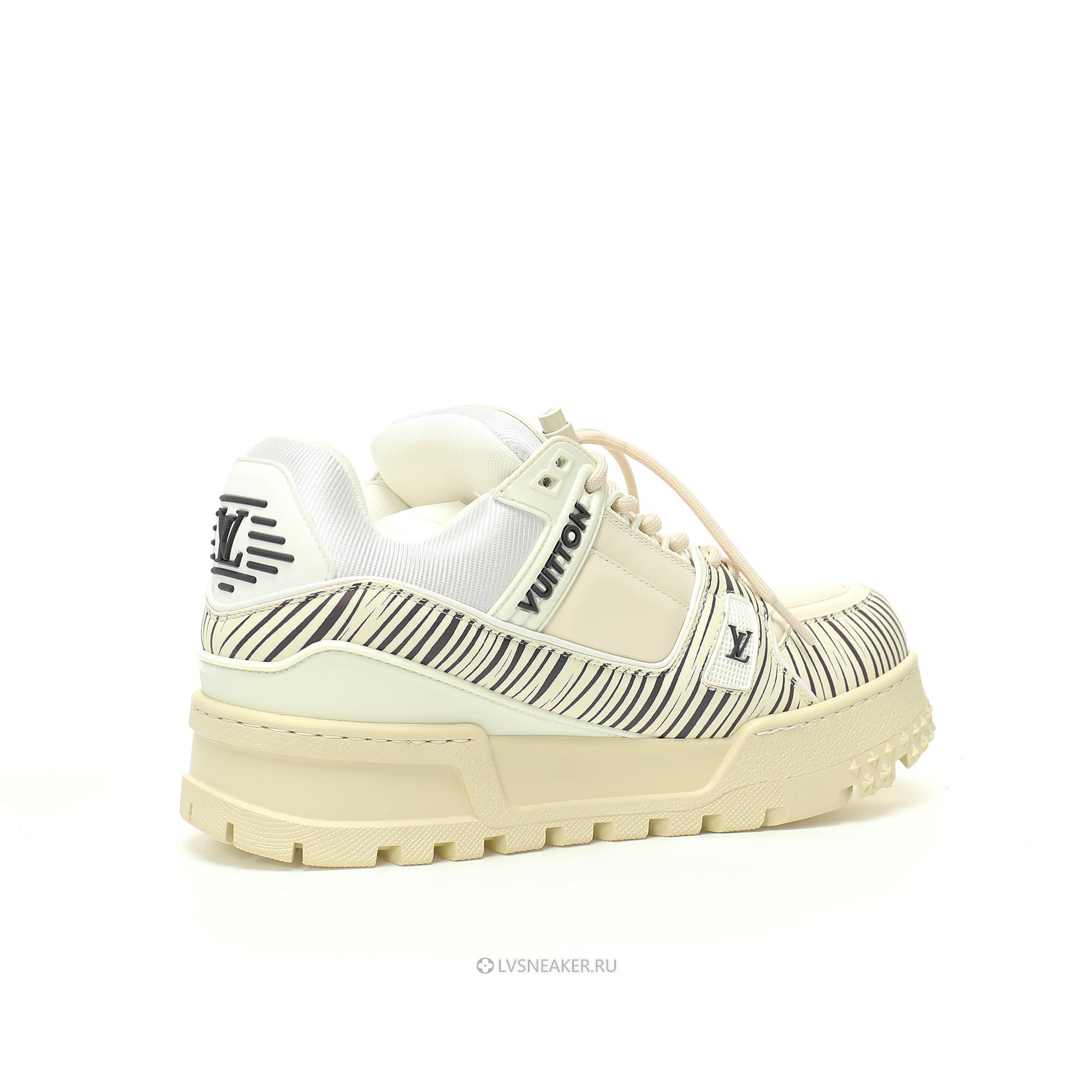 Louis Vuitton LV x Park Seo-Bo Trainer Maxi "Cream Black" 1AD9VZ-2 Sneakers
