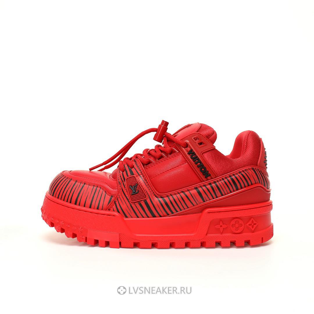 Louis Vuitton LV x Park Seo-Bo Trainer Maxi "Red Black" 1AD9VZ-3 Sneakers