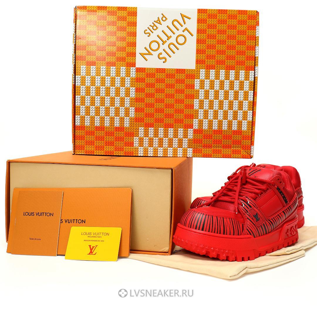 Louis Vuitton LV x Park Seo-Bo Trainer Maxi "Red Black" 1AD9VZ-3 Sneakers