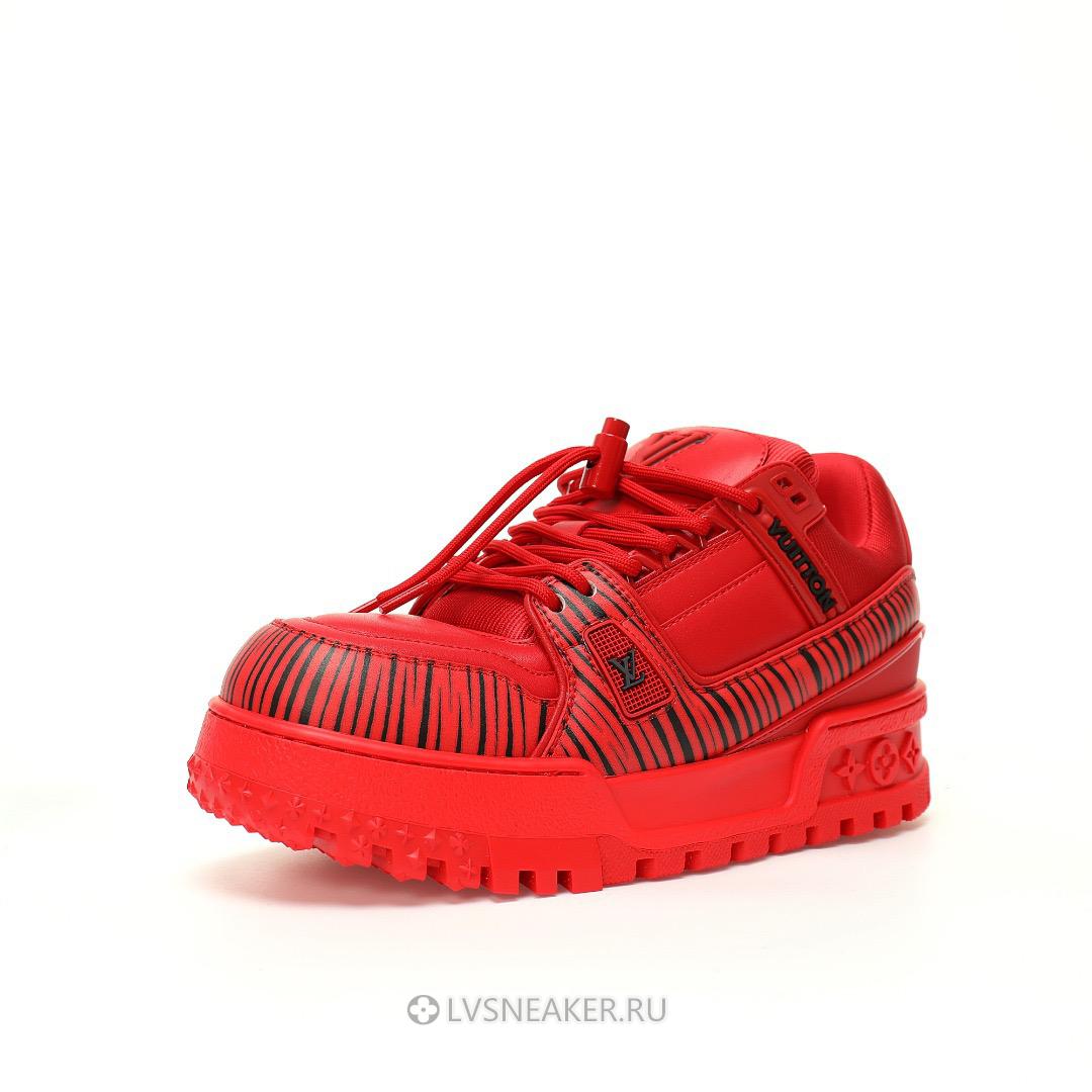 Louis Vuitton LV x Park Seo-Bo Trainer Maxi "Red Black" 1AD9VZ-3 Sneakers