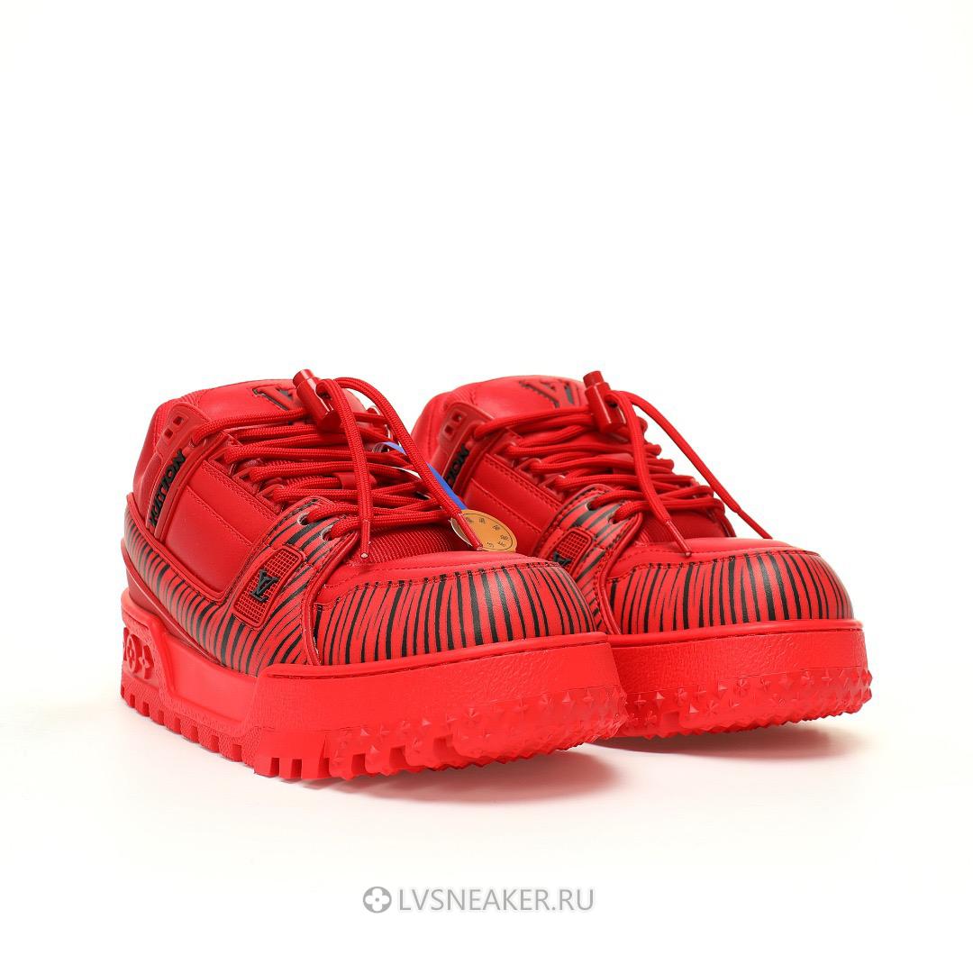 Louis Vuitton LV x Park Seo-Bo Trainer Maxi "Red Black" 1AD9VZ-3 Sneakers