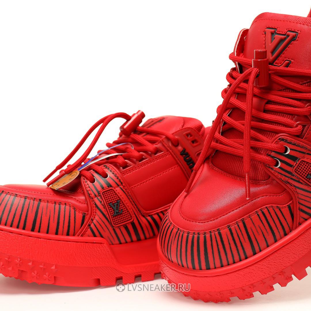 Louis Vuitton LV x Park Seo-Bo Trainer Maxi "Red Black" 1AD9VZ-3 Sneakers