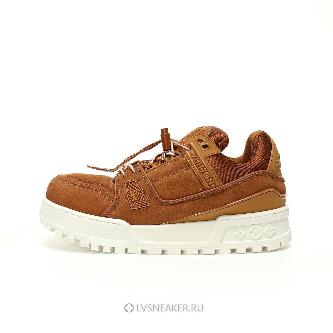 Louis Vuitton LV Trainer Maxi "Brown White" 1AD7D8-2 Sneakers