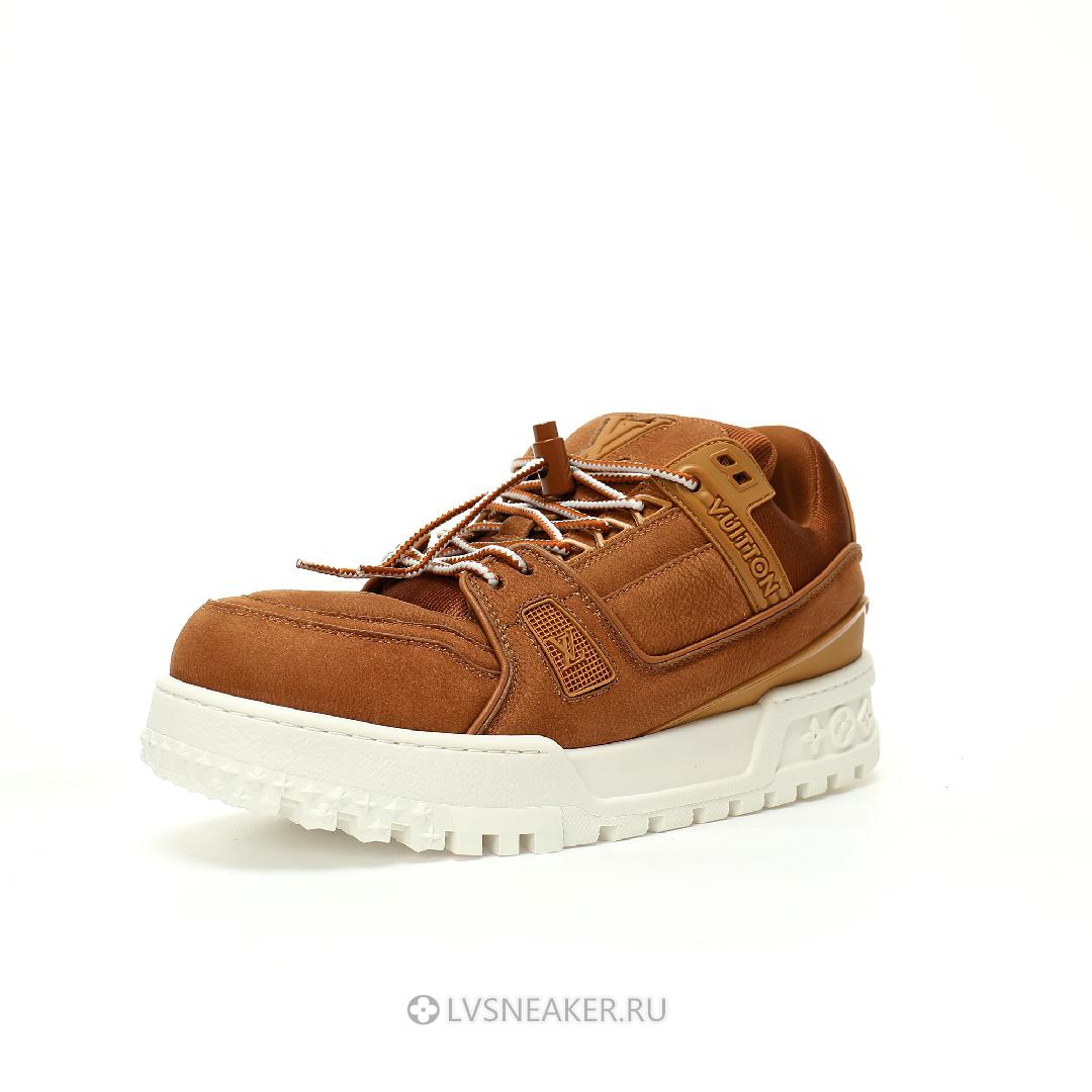 Louis Vuitton LV Trainer Maxi "Brown White" 1AD7D8-2 Sneakers