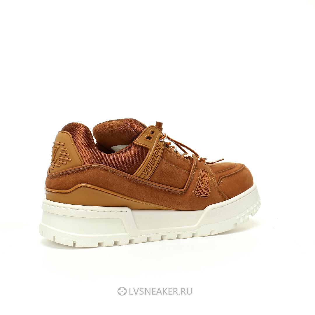 Louis Vuitton LV Trainer Maxi "Brown White" 1AD7D8-2 Sneakers