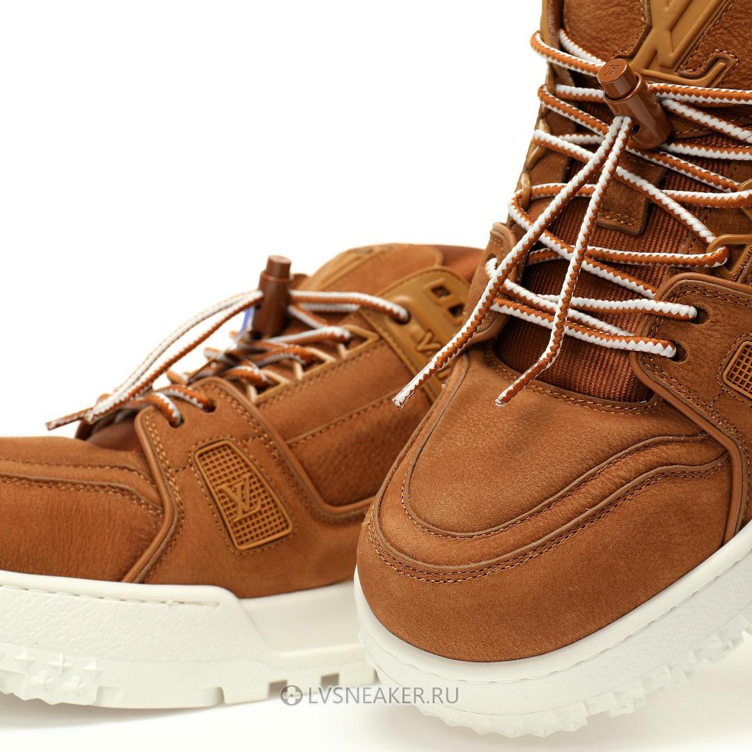 Louis Vuitton LV Trainer Maxi "Brown White" 1AD7D8-2 Sneakers