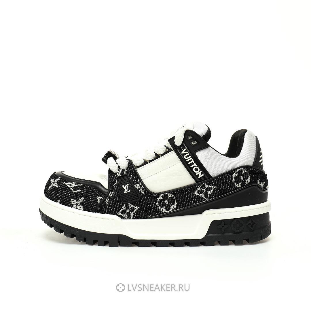 Louis Vuitton LV Trainer Maxi Wear Resistant "Black White" 1ACXAQ Sneakers