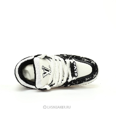 Louis Vuitton LV Trainer Maxi Wear Resistant "Black White" 1ACXAQ Sneakers
