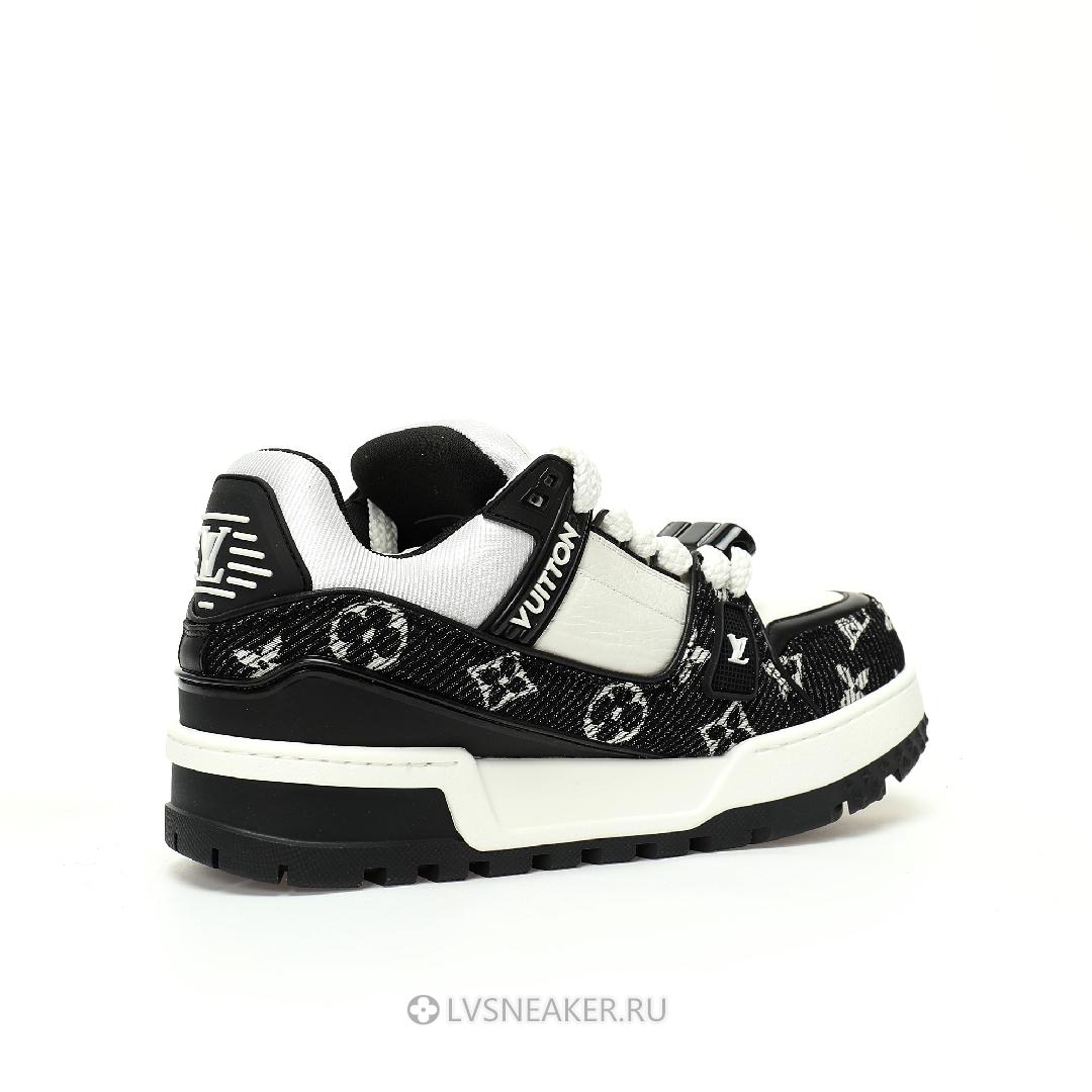 Louis Vuitton LV Trainer Maxi Wear Resistant "Black White" 1ACXAQ Sneakers