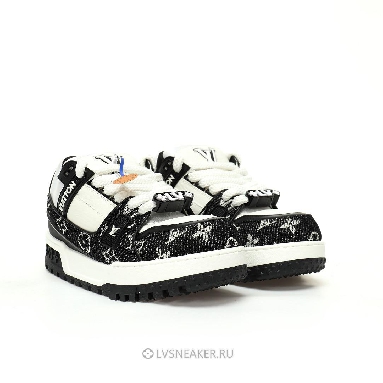 Louis Vuitton LV Trainer Maxi Wear Resistant "Black White" 1ACXAQ Sneakers
