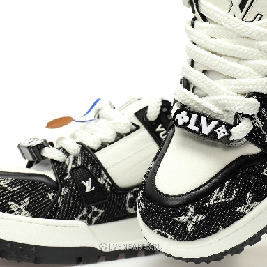 Louis Vuitton LV Trainer Maxi Wear Resistant "Black White" 1ACXAQ Sneakers