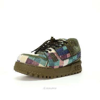 Louis Vuitton LV Trainer Maxi "Green Damoflage Damier" 1ACNCX Sneakers