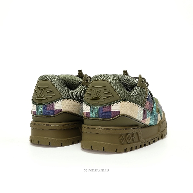 Louis Vuitton LV Trainer Maxi "Green Damoflage Damier" 1ACNCX Sneakers