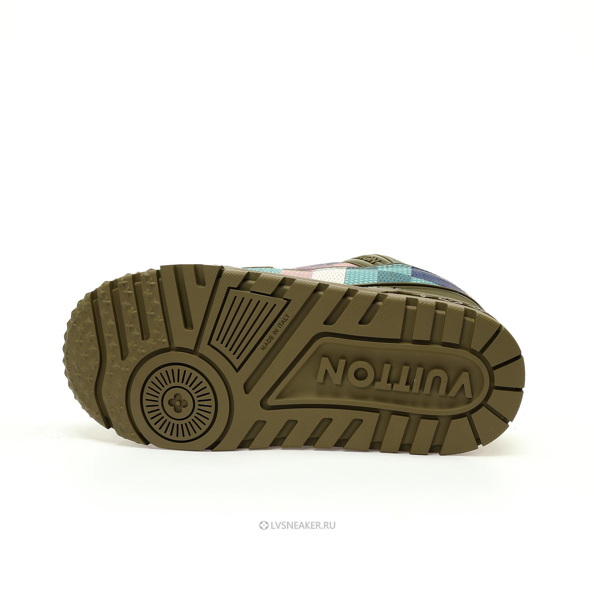 Louis Vuitton LV Trainer Maxi "Green Damoflage Damier" 1ACNCX Sneakers