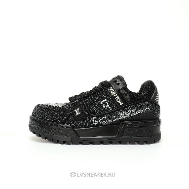 Louis Vuitton LV Trainer Maxi "Black Swarovksi Crystals" 1ACEOJ Sneakers
