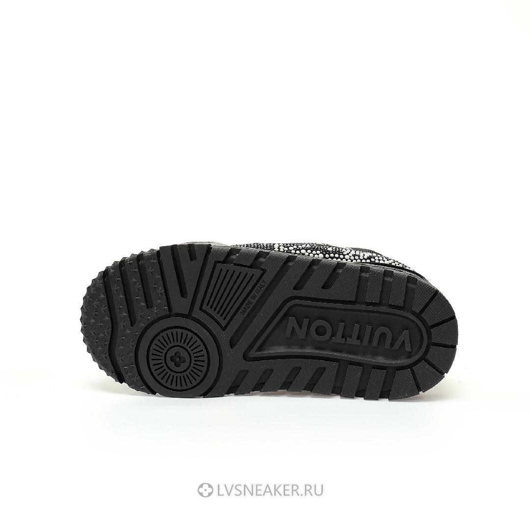 Louis Vuitton LV Trainer Maxi "Black Swarovksi Crystals" 1ACEOJ Sneakers