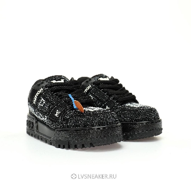 Louis Vuitton LV Trainer Maxi "Black Swarovksi Crystals" 1ACEOJ Sneakers