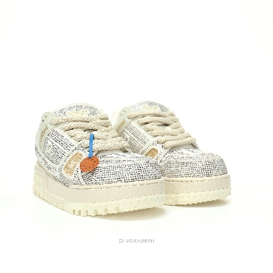Louis Vuitton LV Trainer Maxi "White Swarovksi Crystals" 1ACEOJ-2 Sneakers