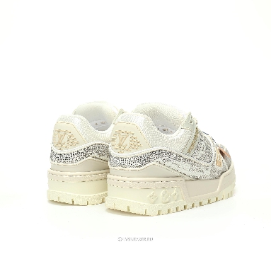 Louis Vuitton LV Trainer Maxi "White Swarovksi Crystals" 1ACEOJ-2 Sneakers