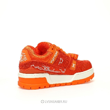 Louis Vuitton LV Trainer Maxi "Orange Swarovksi Crystals" 1ACEOJ-4 Sneakers