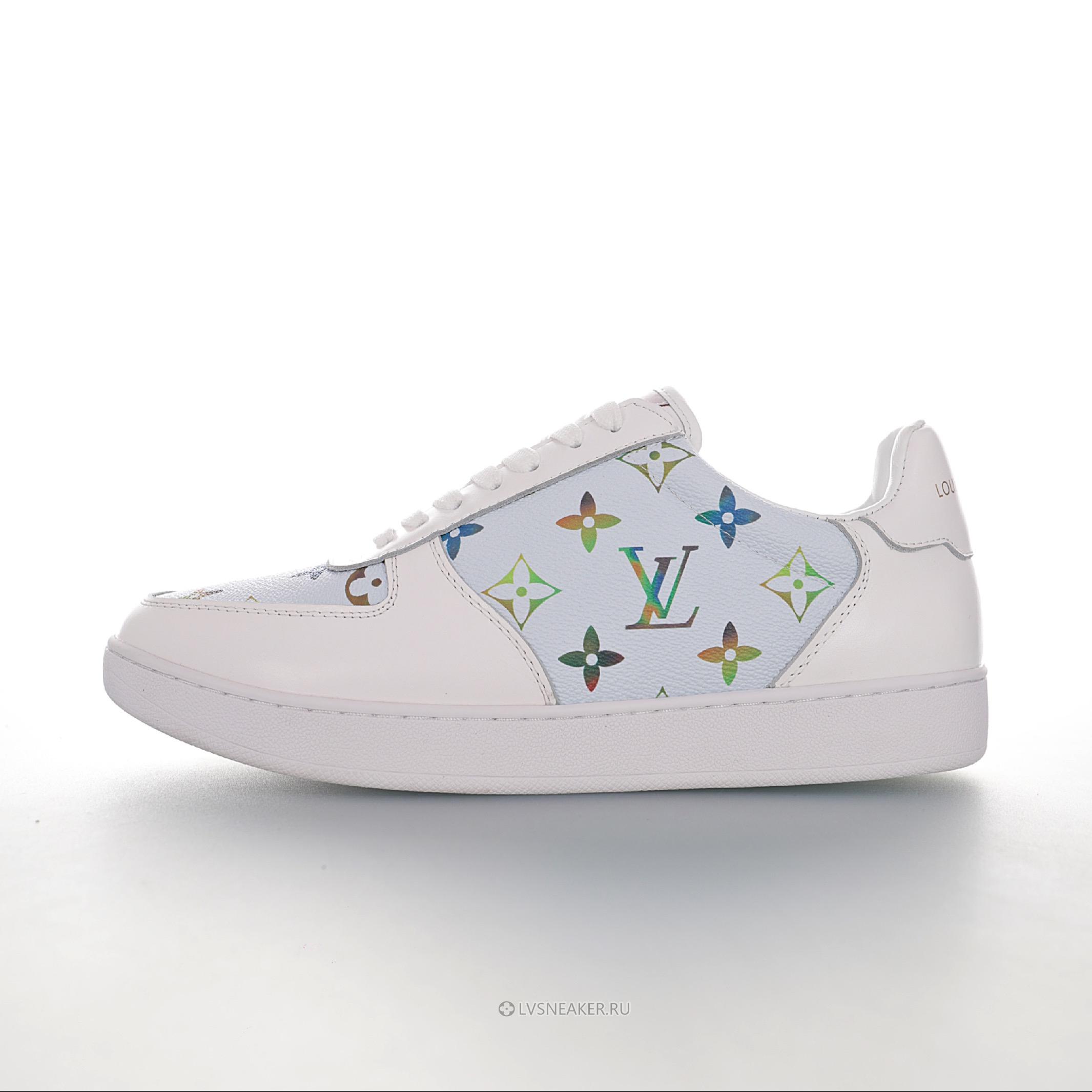 Louis Vuitton LV Rivoli "Monogram White Blue" 1A7W9G Sneakers