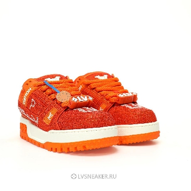 Louis Vuitton LV Trainer Maxi "Orange Swarovksi Crystals" 1ACEOJ-4 Sneakers