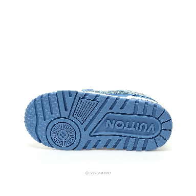 Louis Vuitton LV Trainer Maxi "Blue Denim Monogram" 1AGZC4 Sneakers