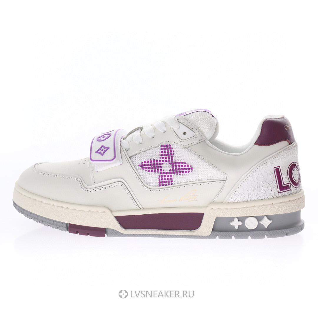 Louis Vuitton LV Trainers "Violet Mesh" 1A98W4-2 Sneakers