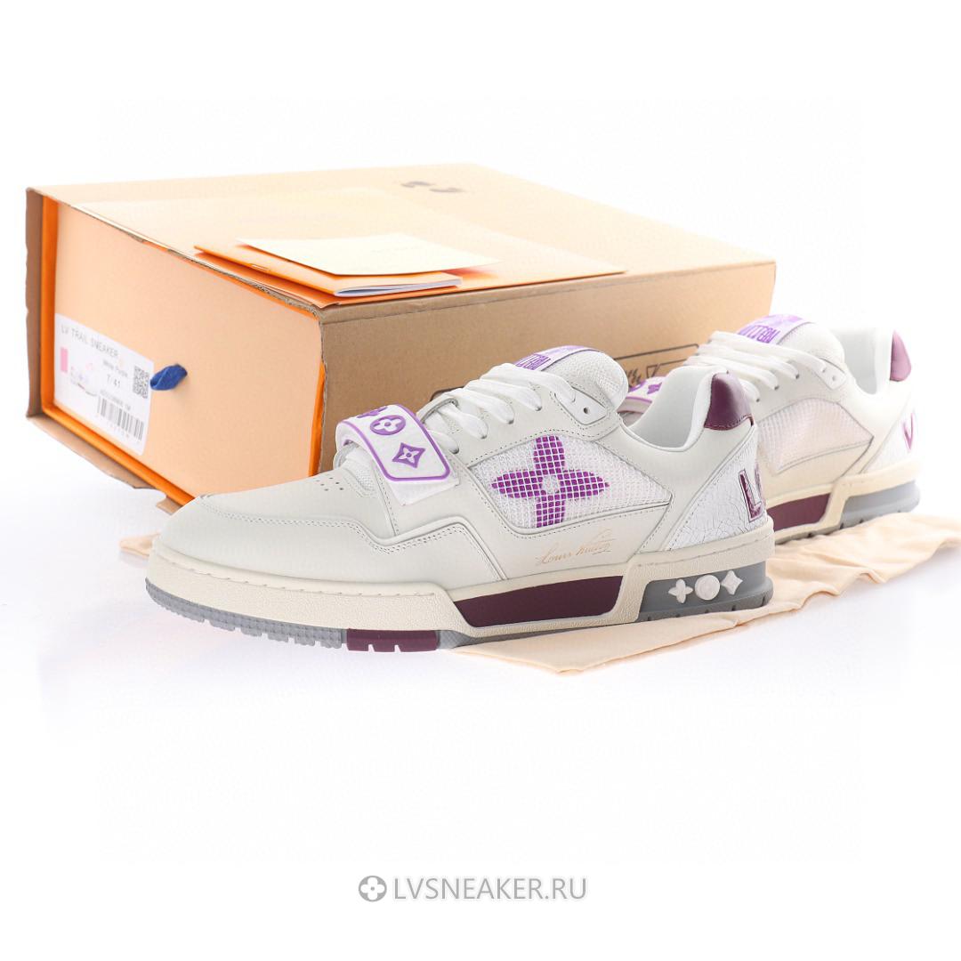 Louis Vuitton LV Trainers "Violet Mesh" 1A98W4-2 Sneakers