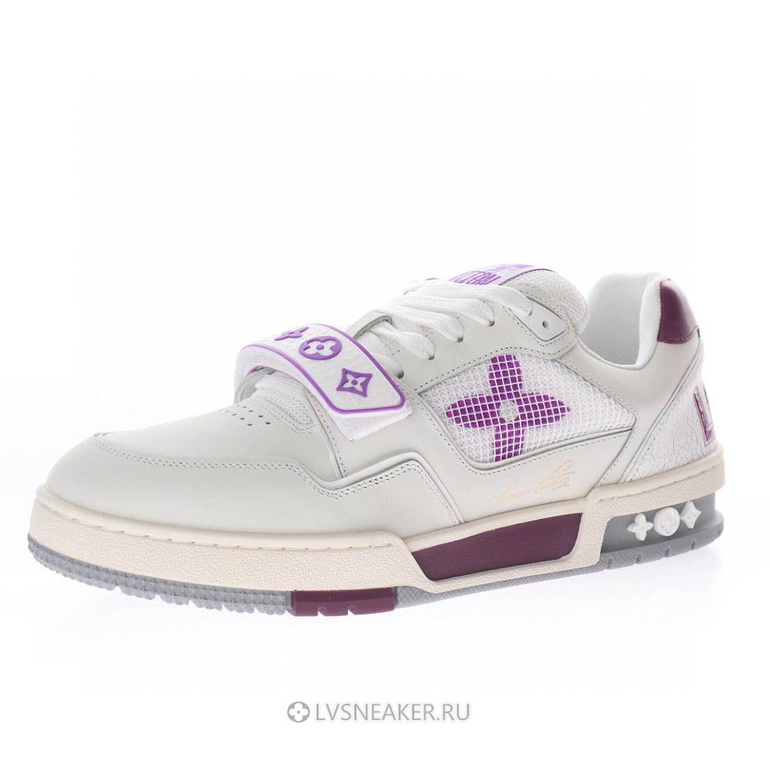 Louis Vuitton LV Trainers "Violet Mesh" 1A98W4-2 Sneakers