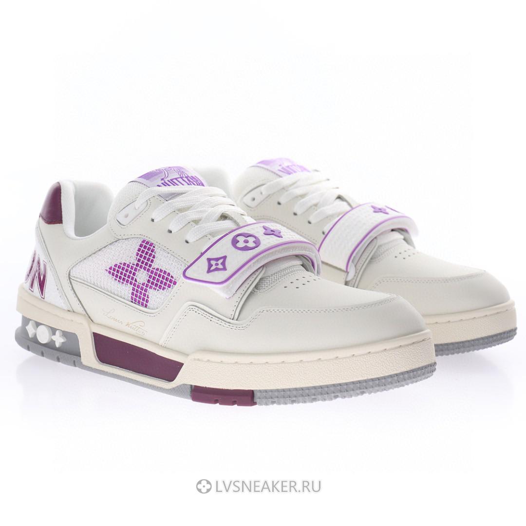Louis Vuitton LV Trainers "Violet Mesh" 1A98W4-2 Sneakers