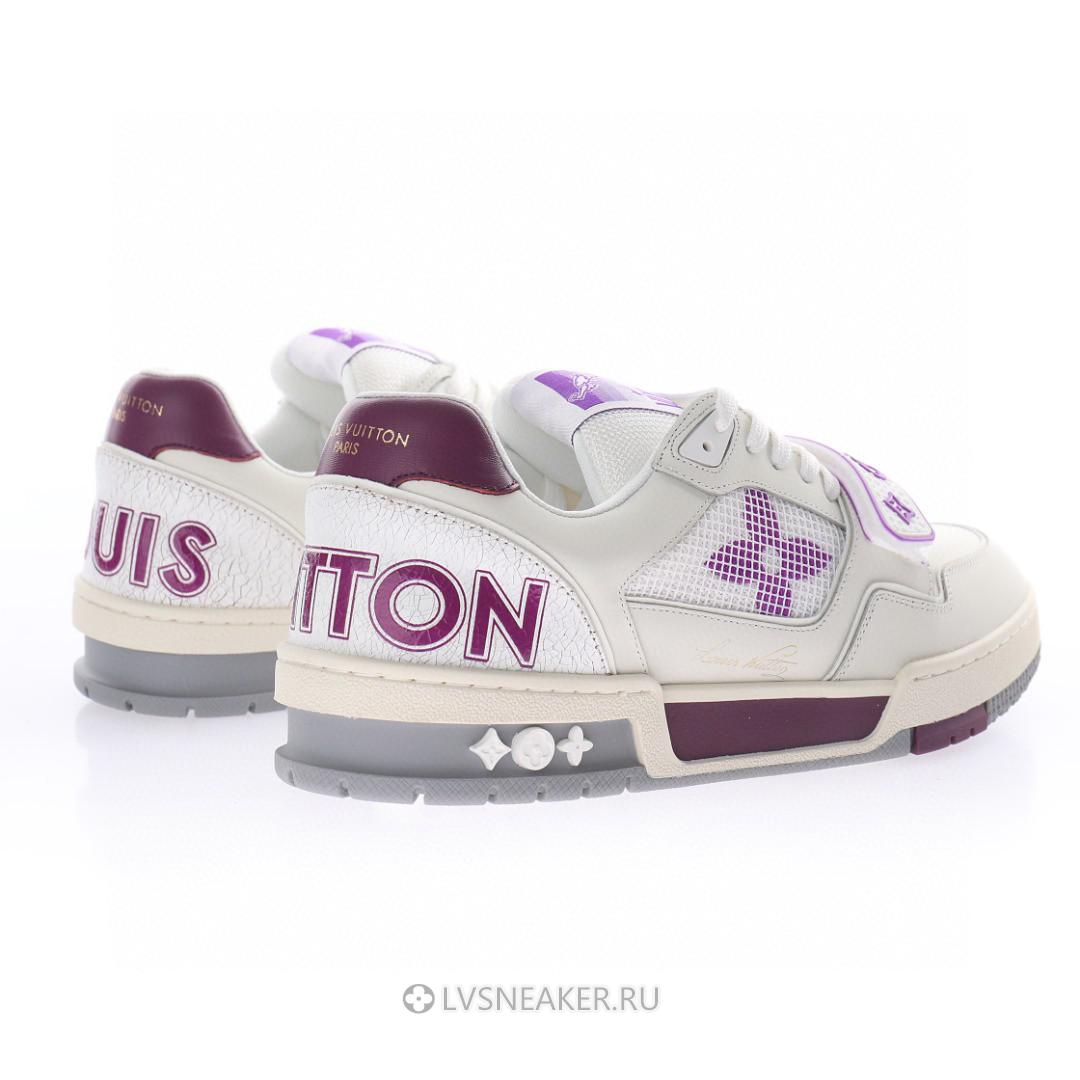 Louis Vuitton LV Trainers "Violet Mesh" 1A98W4-2 Sneakers