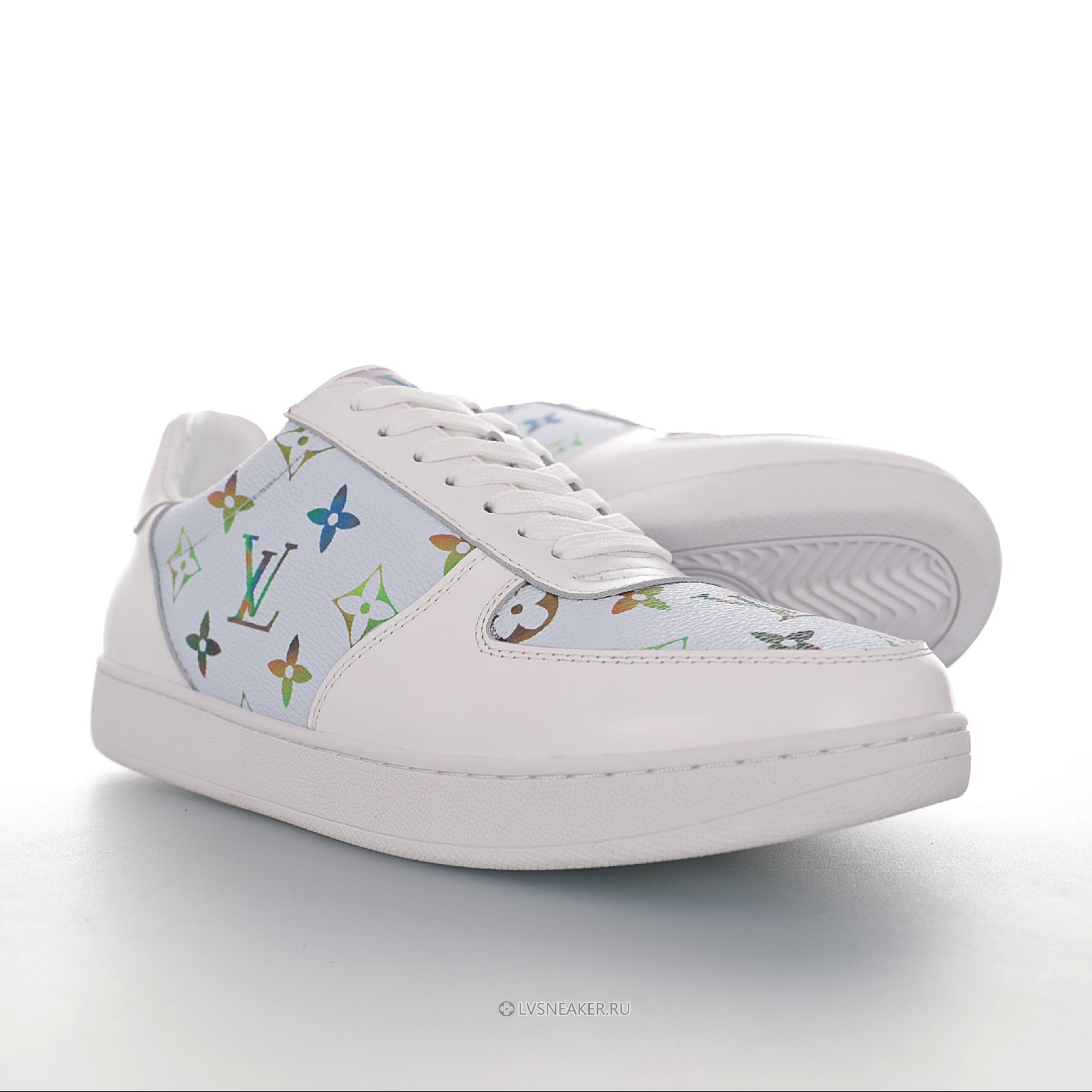 Louis Vuitton LV Rivoli "Monogram White Blue" 1A7W9G Sneakers