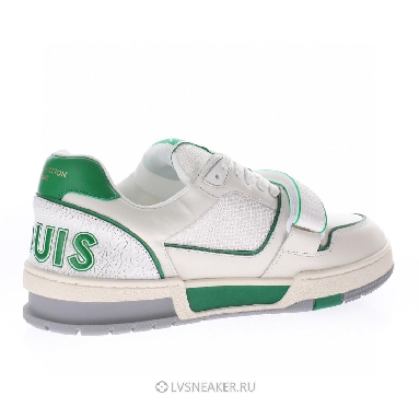 Louis Vuitton LV Trainers "White Green Mesh" 1A98V1 Sneakers