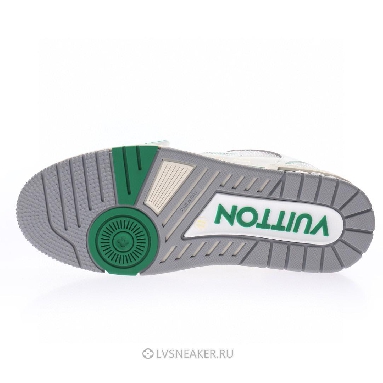 Louis Vuitton LV Trainers "White Green Mesh" 1A98V1 Sneakers