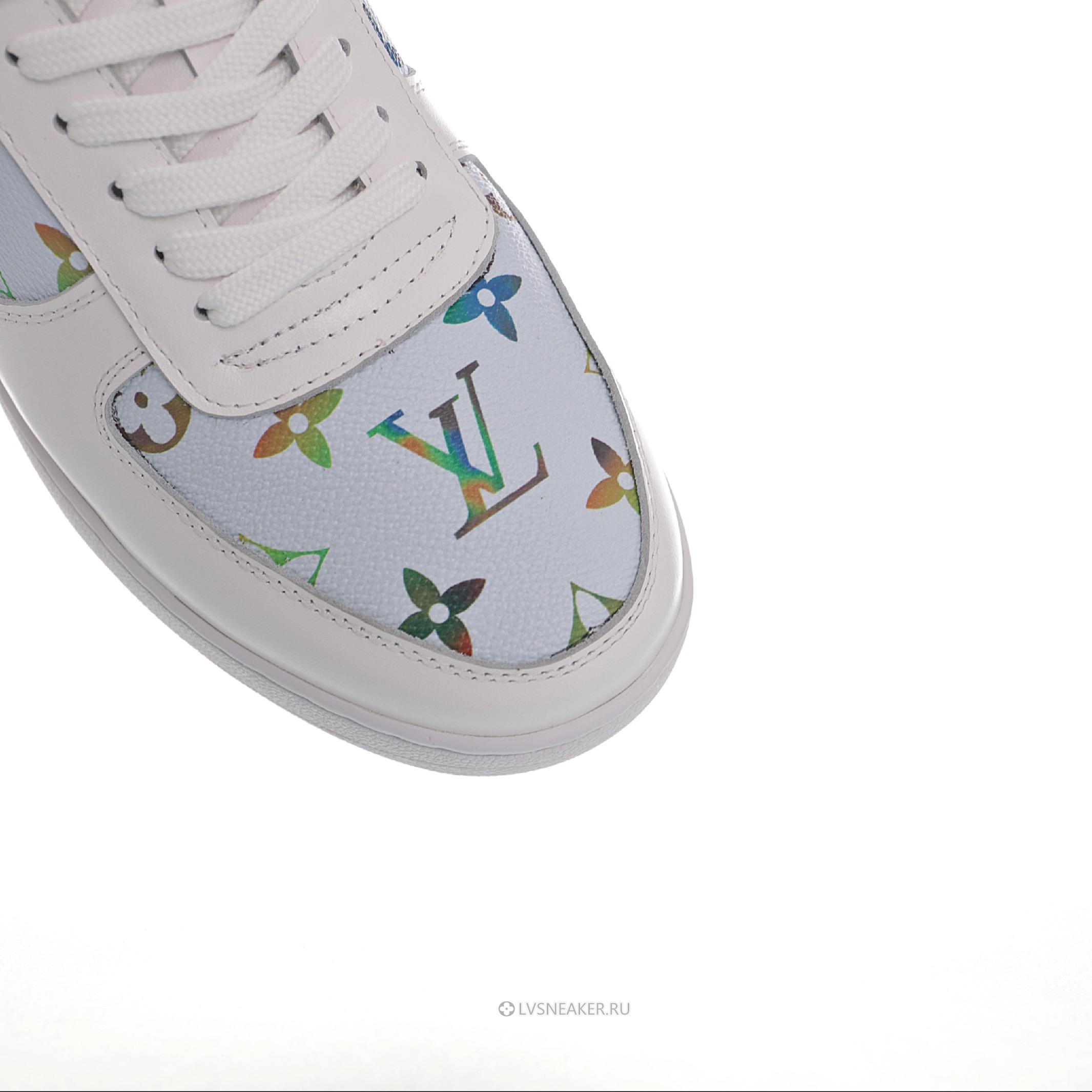 Louis Vuitton LV Rivoli "Monogram White Blue" 1A7W9G Sneakers