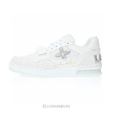 Louis Vuitton LV Trainers "White Monogram Denim" 1A9G50-2 Sneakers