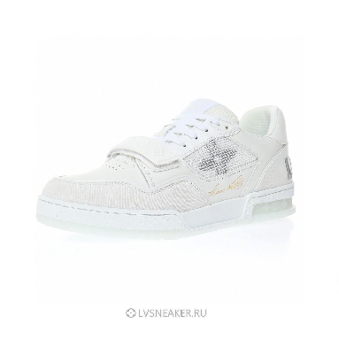 Louis Vuitton LV Trainers "White Monogram Denim" 1A9G50-2 Sneakers