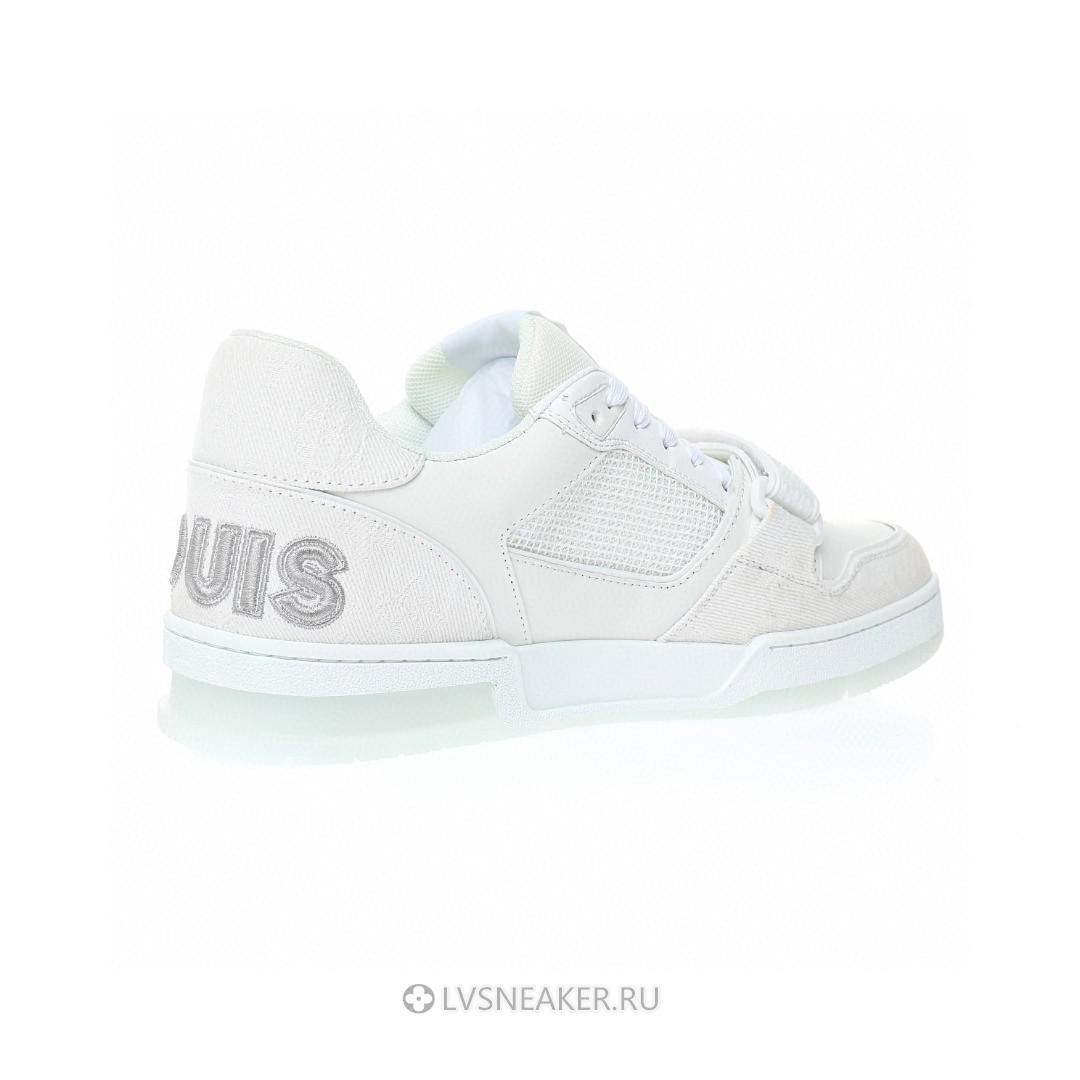 Louis Vuitton LV Trainers "White Monogram Denim" 1A9G50-2 Sneakers