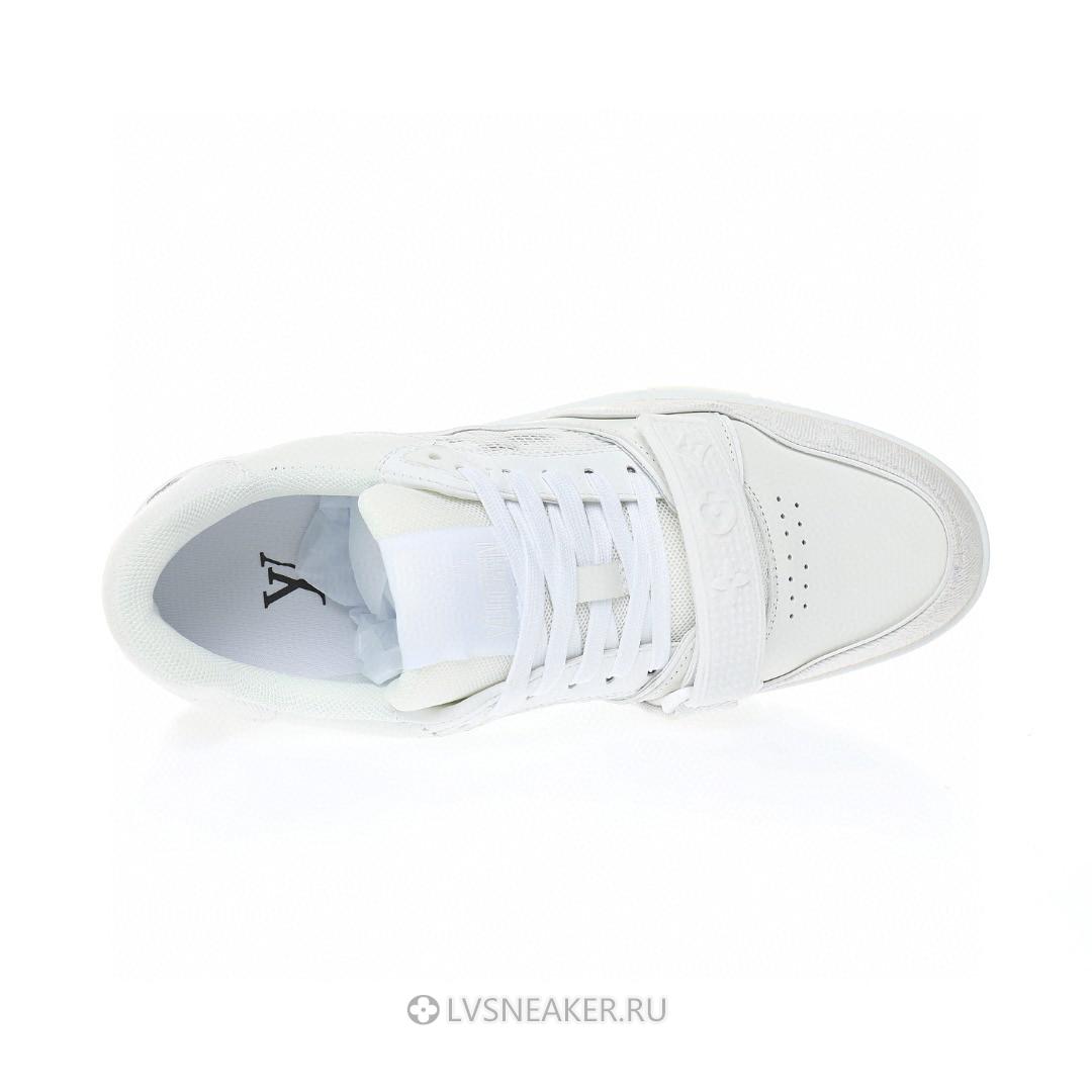 Louis Vuitton LV Trainers "White Monogram Denim" 1A9G50-2 Sneakers