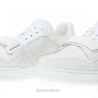 Louis Vuitton LV Trainers "White Monogram Denim" 1A9G50-2 Sneakers