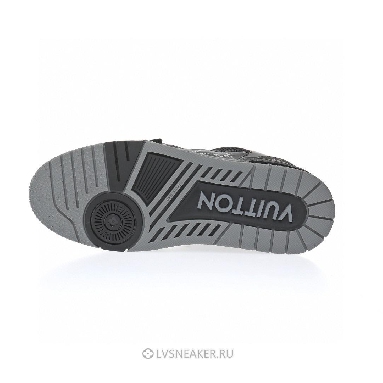 Louis Vuitton LV Trainers "Black Grey Monogram Denim" 1AC4ZB-2 Sneakers
