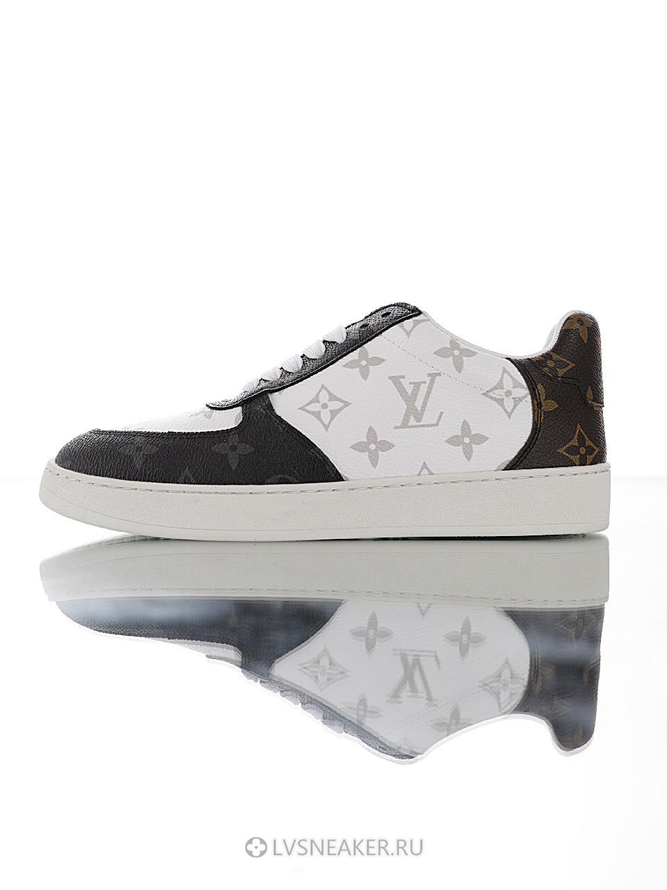 Louis Vuitton LV Rivoli "Monogram White Black Brown" 1A8WG6-2 Sneakers