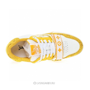 Louis Vuitton LV Trainers "Yellow Monogram Demin" 1A9ZBI Sneakers