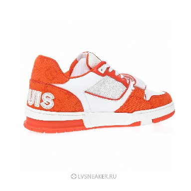 Louis Vuitton LV Trainers "Orange Monogram Demin" 1A9ZD6 Sneakers